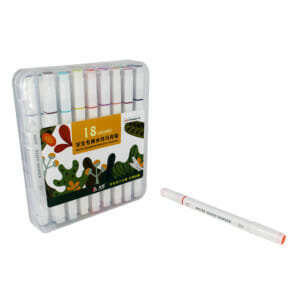 Kit de plumones de colores de 18 piezas para niños