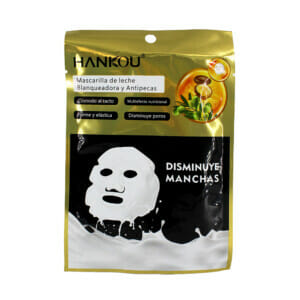 mascarilla blanqueadora sobre