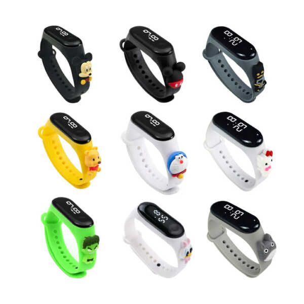 Reloj touch pulsera con extensión de plástico, variedad de diseños / dzb-2330 / sb016 / sw175