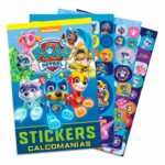 Block de stickers calcomanías con diseño de paw patrol 152-739 / 152-679