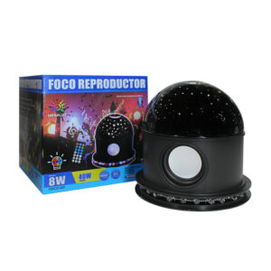 Lámpara reflectora de estrellas con luz led y bluetooth abc-12