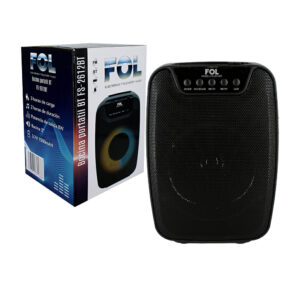 Bocina fol bluetooth portátil con radio fm