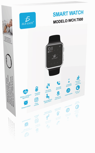 Reloj Inteligente Smartwatch T500 Nuevo con perilla funcional – Insanto  Tecnologia
