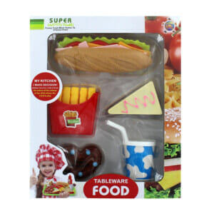 Juguete de cocina con alimentos armables wt159239