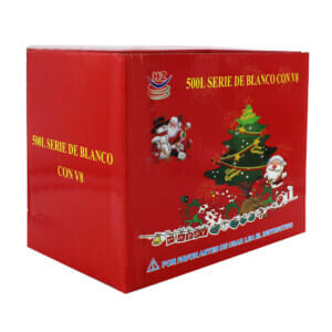 Serie 500 luces navideñas color blanco v8