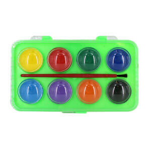 Mini pintura de acuarelas para niños 8 colores