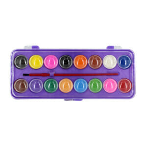 Estuche de acuarelas infantil con 16 colores