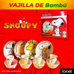 Vajilla Bambú Snoopy 1 1762-20