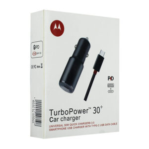 Combo cargador universal tipo C para auto 30w/3a