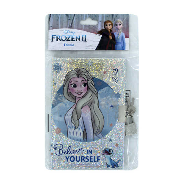 Diario infantil con diseño de Elsa de Frozen