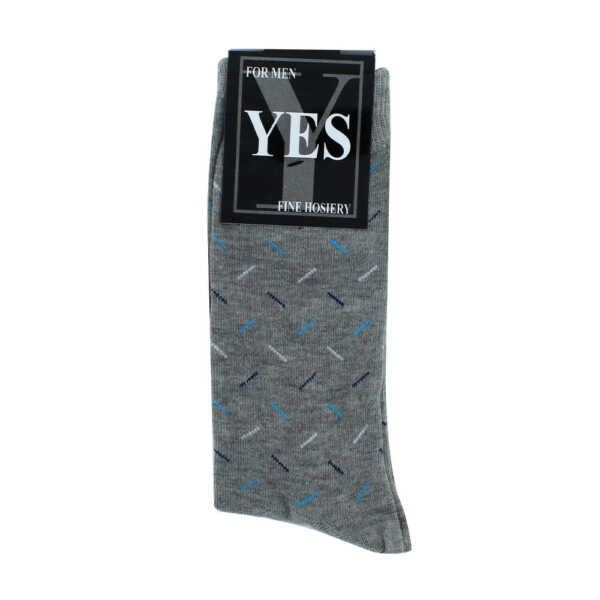 Par de calcetines de vestir con estampado para caballero, variedad de diseños y colores / yes / amore / 7490