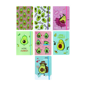 Mini diarios infantiles con imágenes de aguacatitos