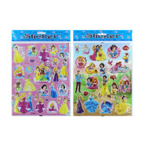 1pza Planilla de stickers calcomanías princesas disney ap-103b