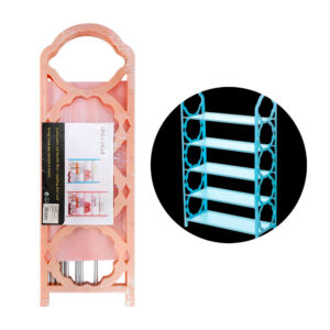 Organizador zapatero metálico multifuncional con 4 niveles de tela o varillas, variedad de colores / shoe rack / ycjh-5601 / lu6052 / yh8803-4