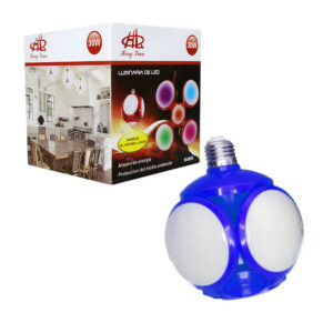 Lámpara led multicolor con forma de balón fut30w-locor