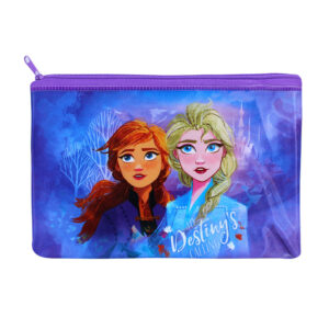 Bolsa lapicera Frozen infantil con cremallera