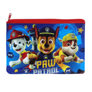 Bolsa lapicera Paw Patrol infantil con cremallera