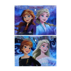 1pza Sobre portadocumentos de plástico con diseño de frozen / R525