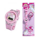 Reloj digital infantil con diseño de unicornio y luz led zl8577dj
