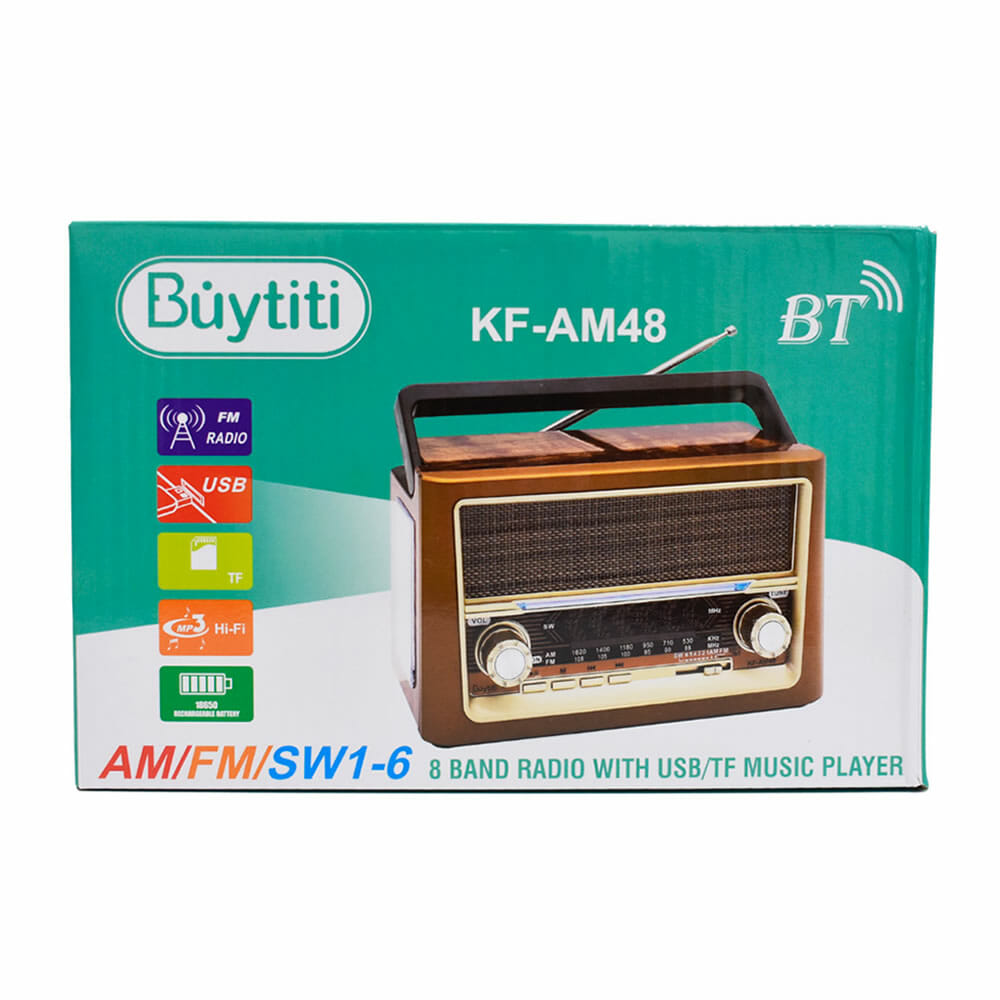Radio Buytiti AM / FM vintage con Bluetooth - Buytiti