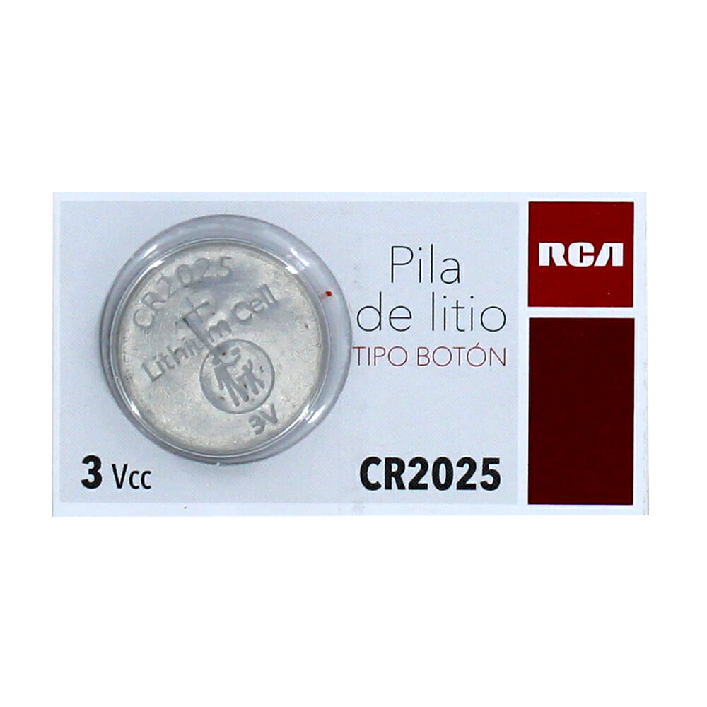 Pila Botón CR2025 3 Vol. Litio