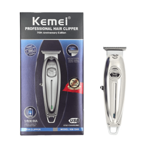 Maquina para cortar cabello plateada