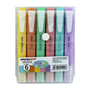 Paquete de 6 plumones fluorescentes