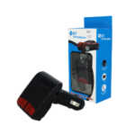 Transmisor bluetooth fm para automóvil con 2 puertos usb + control s27
