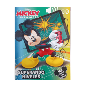 Libro para colorear con 192 páginas, diseño de mickey mouse superando niveles / lc19220-st0353