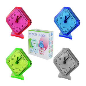reloj despertador de plástico