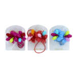Blíster 2 ligas para el cabello con decoración de flor / fashion jewelry / R427