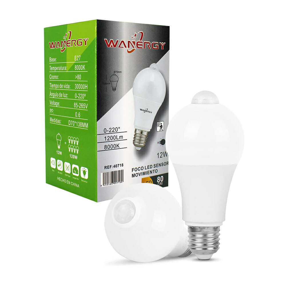 QualityWatt Luz LED con sensor de movimiento para interiores [paquete de 4]  - Luces LED de batería -…Ver más QualityWatt Luz LED con sensor de