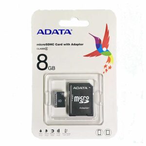 Memoria micro sd adata 8gb class 4 / ausdh8gcl4-ra1