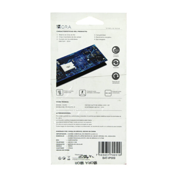 Generico Batería de alta capacidad 2716 mAh compatible con iPhone X con kit  de herramientas incluido : : Electrónica