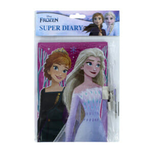 Diario de Ana y Elsa Frozen con candado y pluma