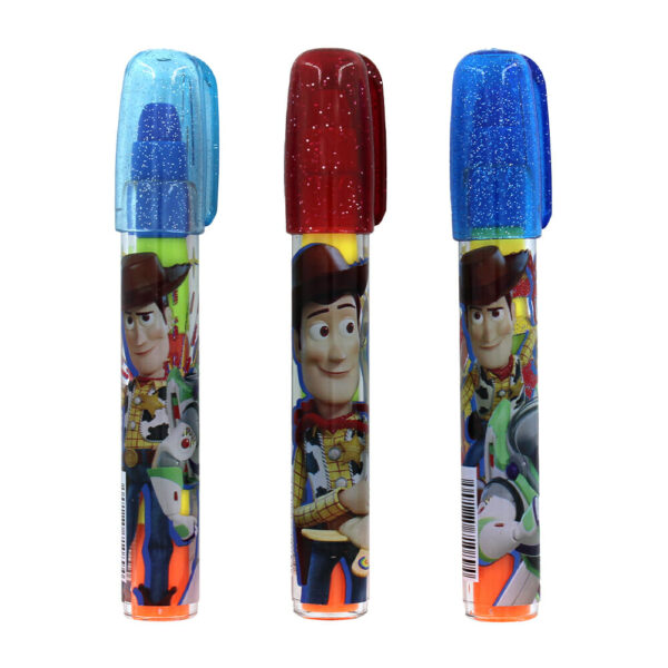 Borrador tipo lápiz con puntas intercambiables, con personajes de Woody y Buzz de Toy Story