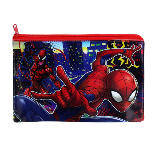 Bolsa lapicera Spiderman infantil con cremallera