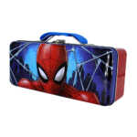 Cajas lapiceras de Spiderman infantil de metal