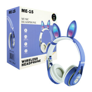 Diadema bluetooth con orejas de conejo