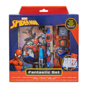 Set fantástico con diario holográfico diseño spider-man y accesorios, variedad de diseños / sfa56sp / sfa64sp