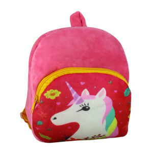 Mini mochila afelpada unicornio