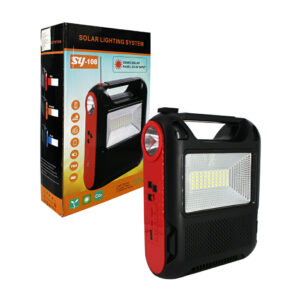 Lámpara bocina con panel solar