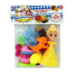 Set juego de comida con princesa y mascota