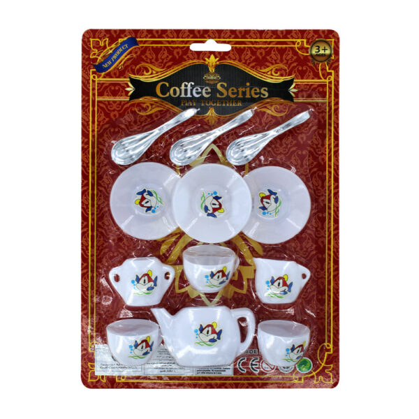 Mini juego de té con diseño de pez 12 piezas