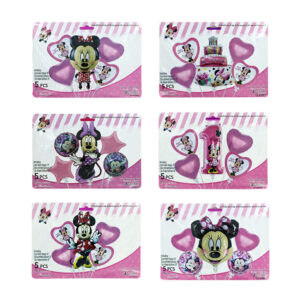 set de globos de minnie mouse
