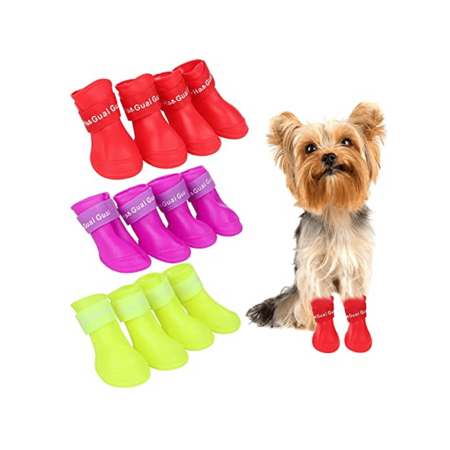Botas de silicona para perro