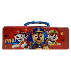 Cajas lapiceras de Paw Patrol infantil de metal