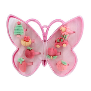 caja de anillos en forma de mariposa
