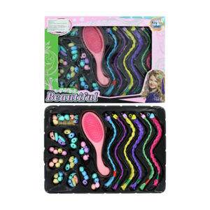 set de accesorios para trenzas de niña