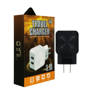 Cubo cargador con 2 puertos usb